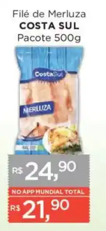 Supermercados Mundial Filé de Merluza oferta