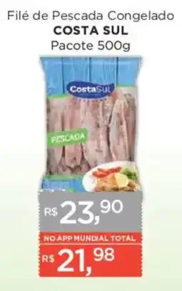 Supermercados Mundial Filé de Pescada Congelado oferta