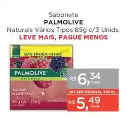 Supermercados Mundial Sabonete palmolive naturals vários tipos oferta