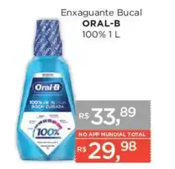 Supermercados Mundial Exaguante Bucal Oral-B oferta
