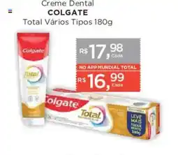 Supermercados Mundial Creme Dental Colgate Total Vários Tipos oferta