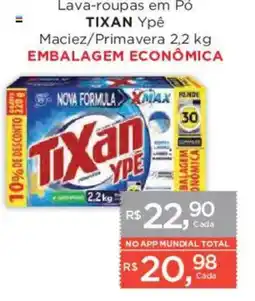 Supermercados Mundial Lava-roupas em Pó Tixan Ypê oferta