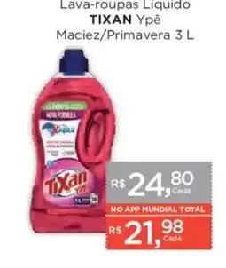 Supermercados Mundial Lava-roupas Líquido Tixan Ypê Maciez/Primavera oferta