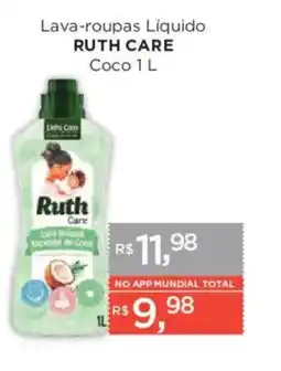 Supermercados Mundial Lava-roupas Líquido Ruth Care Coco oferta