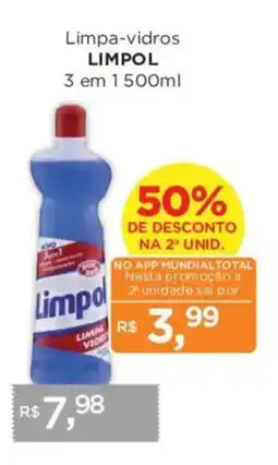 Supermercados Mundial Limpa-vidros limp pol oferta