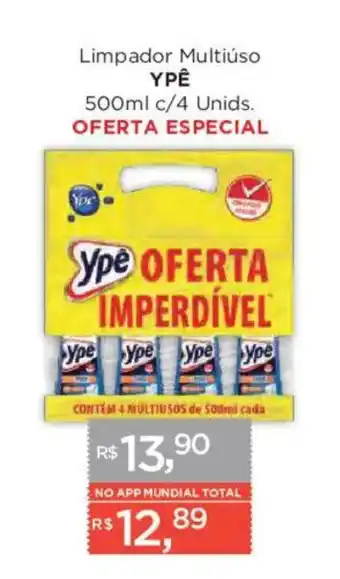 Supermercados Mundial Limpador multiuso ypê oferta