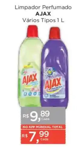 Supermercados Mundial Limpador Perfumado Ajax Vários Tipos oferta