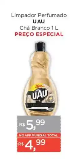 Supermercados Mundial Limpador Perfumado Uau Chá Branco oferta
