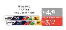 Supermercados Mundial filme pvc pratsy oferta