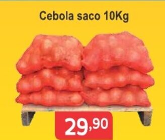 Calvo Atacadista Cebola Saco 10kg oferta