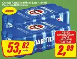 Rede Supermarket Corveja Antarctica Pilsen Lata oferta