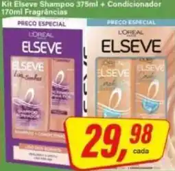 Rede Supermarket Kit Elseve Shampoo 375ml + Condicionador 170ml Fragrâncias oferta