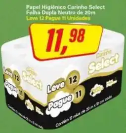 Rede Supermarket Papel Higiênico Carinho Select oferta