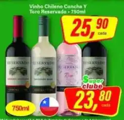 Rede Supermarket Vinho Chileno Concha Y Toro Reservado oferta