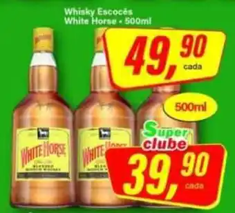 Rede Supermarket Whisky Escocês White Horse oferta