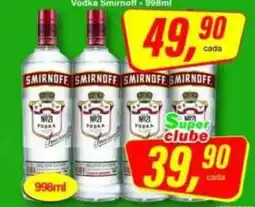 Rede Supermarket Vodka smirnoff oferta