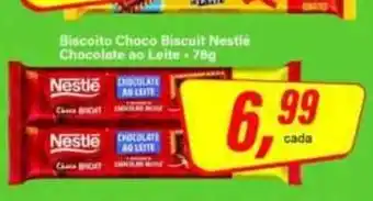 Rede Supermarket Biscoito Choco Biscuit Nestle Chocolate ao Leite oferta