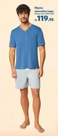 Sam's Club Lupo - pijama masculino oferta