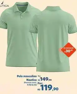 Sam's Club Polo - polo masculina nautica oferta