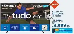 Sam's Club Samsung - smart tv 75'' uhd 4k u8600f oferta