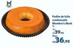 Sam's Club Member's mark - pudim de leite condensado oferta