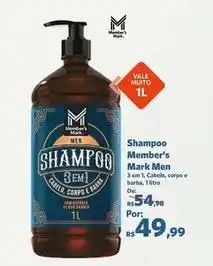 Sam's Club Vale - shampoo oferta