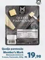 Sam's Club Member's mark - queijo parmesão oferta