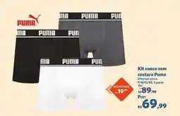 Sam's Club Puma - kit cueca sem costura oferta