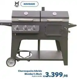 Sam's Club Member's mark - churrasqueira hibrida oferta