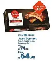 Sam's Club Gourmet - costela suína oferta