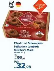 Sam's Club Lambertz - pão de mel schokoladen lebkuchen oferta