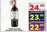 Roldão Chilano - vinho chileno tipos oferta