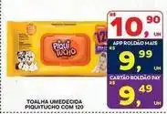 Roldão Piquitucho - toalha umedecida com 120 oferta