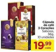 Carrefour 3 corações - cápsula de café oferta