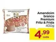 Carrefour Fritz e frida - amendoim branco premium oferta