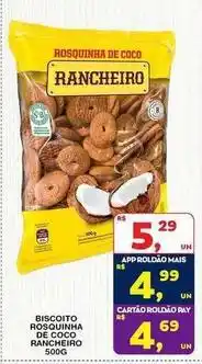 Roldão Rancheiro - biscoito de coco oferta