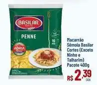 Max Atacadista Basilar - macarrão sêmola cortes (exceto ninho e talharim) oferta