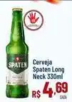 Max Atacadista Spaten - cerveja long neck oferta