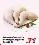 Max Atacadista Pacote - coxa com sobrecoxa de frango congelada oferta