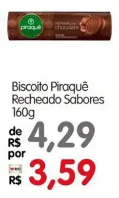 Zona Sul Biscoito Piraquê Recheado Sabores oferta