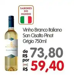 Zona Sul Vinho Branco Italiano San Cisalto Pinot Grigio oferta