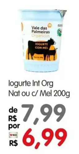 Zona Sul logurte int org nat ou c/ mel oferta