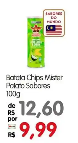 Zona Sul Batata chips mister potato sabores oferta
