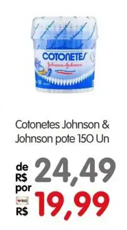 Zona Sul Cotonetes Johnson & Johnson pote 150 Un oferta