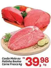 Fort Atacadista Bovino - coxão mole ou patinho bovino carne fresca oferta