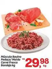 Fort Atacadista Bovino - músculo bovino pedaco/ moído carne fresca bandeja oferta