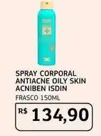 Assaí Atacadista Isdin - spray corporal antiacne oily skin acniben isdin oferta