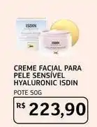 Assaí Atacadista Isdin - creme facial para pele sensível hyaluronic oferta