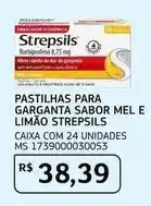 Assaí Atacadista Strepsils - pastilhas para garganta sabor mel e limão oferta
