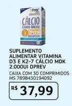 Assaí Atacadista Suplemento alimentar vitamina d3 e k2-7 calcio mdk oferta